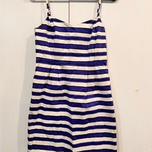 GAP Blue and White Striped Mini Dress